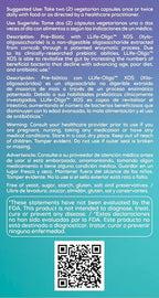 Bio Nutrition Pre-Biotic with Life Oligo Prebiotic Fiber XOS, 60 Count
