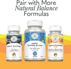 Natural Balance Happy Camper Plus - Supports Relaxation, Mental Energy, Occasional Stress w/KSM-66 Ashwagandha, L Theanine 200mg, Passion Flower, Lemon Balm, Holy Basil, 60-Day Guarantee, 30 Servings