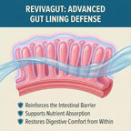 Balance ONE L-Glutamine Powder & Zinc Carnosine Supplement – Leaky Gut Repair Formula with Slippery Elm, DGL Licorice, Marshmallow & Aloe Vera – Digestive Lining Support – 1 Month Supply – RevivaGut
