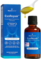 EsoRepair Nano Esophageal & Stomach Health Supplements for Men & Women - Digestive Comfort - Slippery Elm Bark, Zinc L-Carnosine & Aloe Vera Extract - Non-GMO & Dairy Free