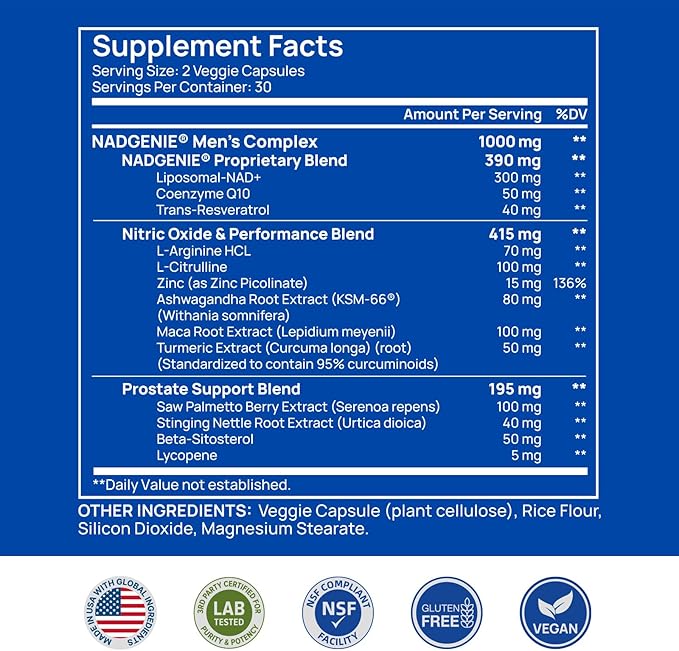 Selerb NAD+ Supplements & Magnesium Complex Bundle for Men, 90 + 60 Capsules