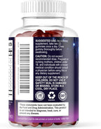 Elderberry Gummies - 3X Strength Black Elderberry Immune Support Gummy with Vitamin C, D3 and Zinc for Kids & Adults, Immune Health Support Supplement Gummy, Black Elder Berry Vitamins - 60 Gummies