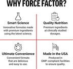 Force Factor Ultimate Magnesium Glycinate Powder 300mg, Support Relaxation & Mood, Promote Bone Health, Chelated Magnesium Bisglycinate, High Absorption, Raspberry Lemon, 30 Servings