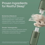 Seed PM-02 Sleep + Restore - Sleep Aid for Women & Men - Non-Habit Forming Bioidentical Melatonin & Ashwagandha - Vegan & Shelf-Stable - 30 Capsules (30-Day Supply)