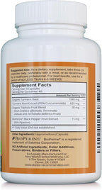 Turmeric Curcumin - 2250mg/d - Veggie Caps - 95% Curcuminoids with Black Pepper Extract (Bioperine) - 750mg Capsules - 100% Organic - Most Powerful Turmeric Supplement with Triphala (120 Count)