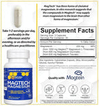 NATURAL STACKS Apigenin for Sleep + Magtech Magnesium Supplement Bundle - Supports Sleep & Brain Health* - 210 Total Capsules