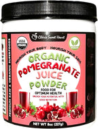 Cherie Sweet Heart USDA Organic Pomegranate Juice Powder, 8 Ounce, Natural Fruit Powder, No Sugar & Additives, Great Flavor for Drinks, Smoothie, & Beverages, Non-GMO & Vegan Friendly