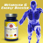 EnergyTune Energy Supplements, Increases Nutrient Absorption and Promotes Overall Health and Immune Support - Non-GMO, Gluten Free, Vegetarian - Veg Capsules (60 Count (Pack of 3))