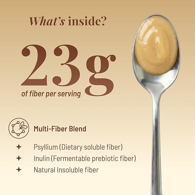 The Fiber Gel High Dietary Fiber Prebiotic Gel Formula — 100% Natural & Clean Label — Plant-Based Psyllium Husk & Inulin Complex — Keto Friendly, Vegan, No Added Sugar — Banana, 32 oz