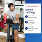 Pure Encapsulations Taurine 1,000 mg - Supports Heart Health & Detox - Essential Amino Acid - Liver & Gallbladder Health* - Vegan & Gluten Free - 120 Capsules