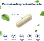 Potassium Magnesium Supplement 1000mg, Magnesium Potassium Zinc Aspartate,Non-GMO, Vegan, (150 Capsules)