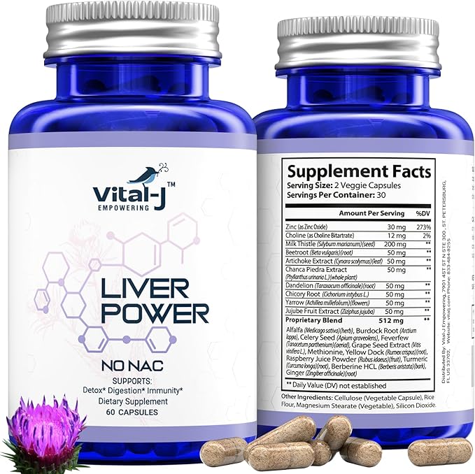 Ultimate Detox & Cleanse Duo: Liver Power + URI-Power Complex W/Milk Thistle, Artichoke, Beetroot, D-mannose, Cranberry and More.
