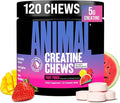 Animal Creatine Chews Tablets - Enhanced Creatine Monohydrate with AstraGin to Improve Absorption, Sea Salt for Added Pumps, Delicious and Convenient Chewable Tablets - Fruit Punch
