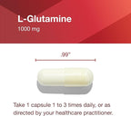 PROTOCOL FOR LIFE BALANCE L-Glutamine 1000mg - Amino Acid - Muscle Tissue, Gut Health Immune Health - 120 Veg Caps