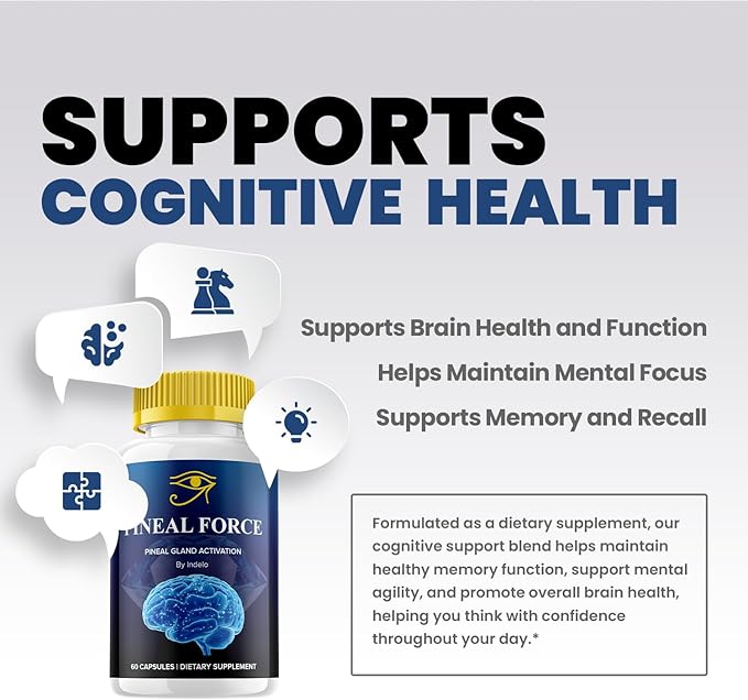 PinealForce – Advanced Supplement Formula for Brain Memory Health Support (60 Capsules)