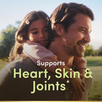 Nature's Bounty Omega 3, Plant-Based Omega 3 Fatty Acid Supplement, 520mg, Supports Whole Body Health Including Heart, Skin, Joint, 30 Vegetarian Softgels, Fish Oil Alternative (Pack of 2)