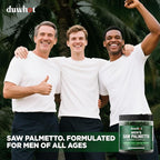 Saw Palmetto Gummies for Men, Organic Saw Palmetto with Pumpkin Seed Oil for Men Overall Health, Enhanced with Pygeum, Nettle, Sugar-Free, Vegan, 60 Chewables