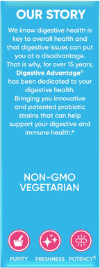 Digestive Enzyme and Probiotic Capsule- Digestive Advantage 32 Capsules, Survives 100x Better than regular 50 billion CFU, Breaks down food, helps prevent gas