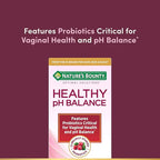 Nature's Bounty Probiotics for Women, Vaginal Probiotics for Healthy pH Balance, 2 Billion CFU, Clinically Studied Strains, Optimal Solutions pH Balance Pills, 30 Vegetarian Capsules (Pack of 2)