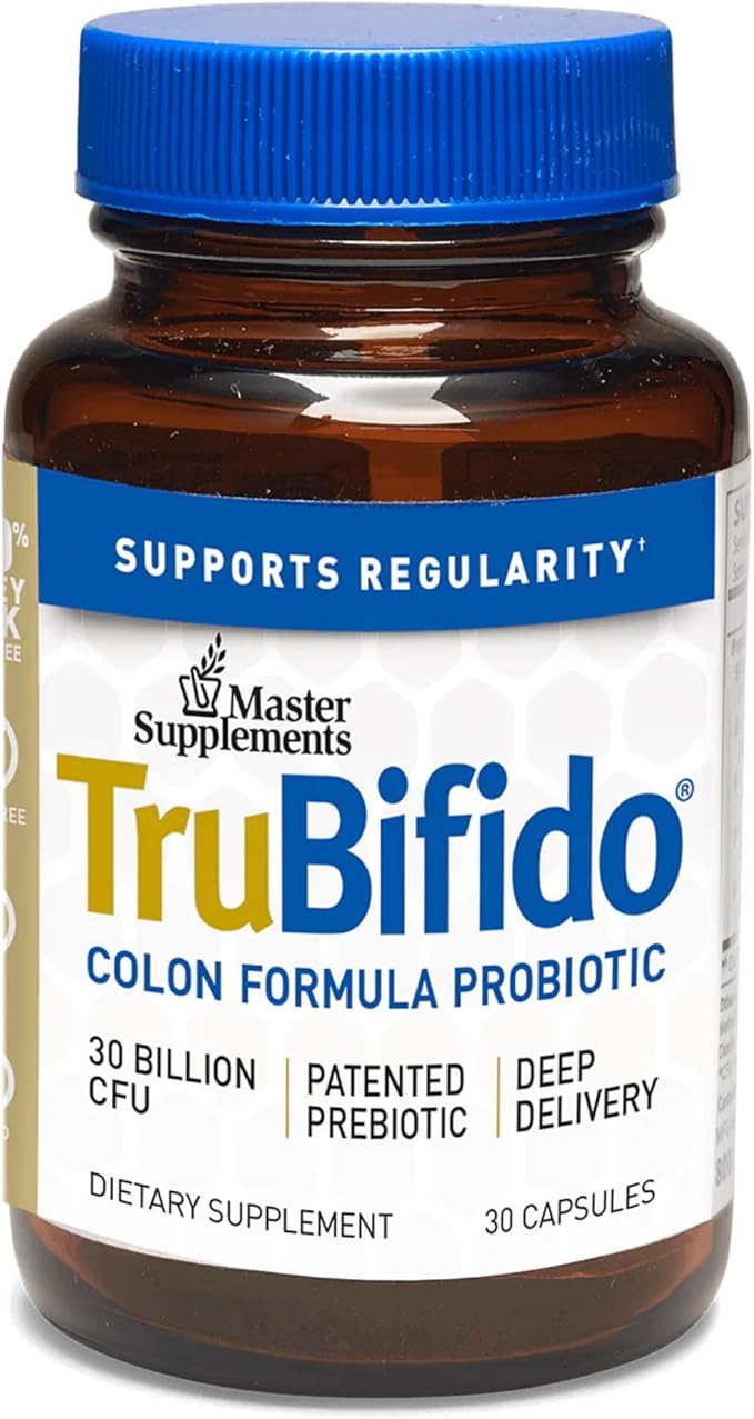 Master Supplements TruBifido - 30 Capsules - Powerful Probiotic for Colon Health & Energy - Immune Booster, Supports Regularity - Gluten Free - 30 Servings