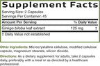Bronson Ginkgo Biloba Extra Strength Supports Brain Function & Memory, 90 Vegetarian Capsules