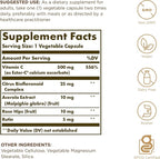 Solgar Ester-C Plus 500 mg Vitamin C (Ascorbate Complex) - 50 Vegetable Capsules - Gentle & Non Acidic - Antioxidant & Immune Support - Non GMO, Vegan, Gluten Free, Kosher - 50 Servings