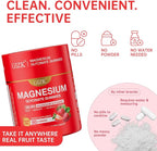 Magnesium Glycinate Gummies 500mg – Sugar Free Magnesium Gummies with L-Theanine - Sleep, Calm, Stress Relief for Adults & Kids 4+, Vegan, No Melatonin (Strawberry Flavor, 60 Count)