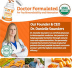 Organic Turmeric Curcumin with Black Pepper Extract 2000mg - High Absorption Ultra Potent Supplement - 95% Curcuminoids - Vegan, Non GMO - 120 Capsules