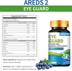 AREDS 2 Formula 120 Softgels - High Potency Lutein & Zeaxanthin, Non-GMO Gluten-Free Multivitamin Mineral Supplement