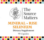 Mineral - Rise Selenium High-Bioavailability Selenium Glycinate for Antioxidant Support, Heart Health, and Prostate Wellness (90 Capsules)
