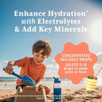 Trace Minerals for Kids – Concentrated Electrolyte Drops with Ionic Magnesium & Sea Minerals for Hydration, Muscle Function, and Daily Mineral Support – 2oz Unflavored Liquid Trace Mineral Drops