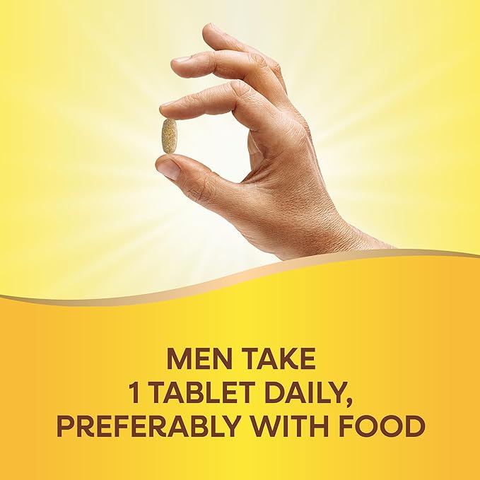 Nature's Way Alive! Men's Daily Ultra Multivitamin, High Potency Formula, Promotes Heart & Muscle Function*, with Methylated Vitamin B12, Gluten Free, 150 Tablets, (Pack of 2)