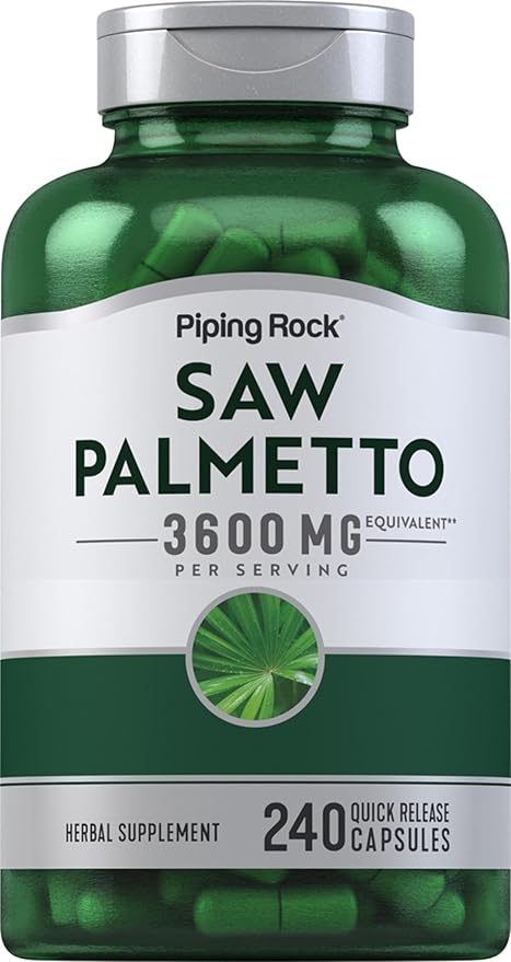 Piping Rock Saw Palmetto Extract | 240 Capsules | Serenoa Repens Extract | for Men and Women | Non-GMO, Gluten Free Supplement