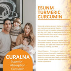 CURALIVA - Curcumin Phytosome 1000 mg - Clinically Studied High Absorption Curcumin Complex - Supports Health in Joints, GI Tract, Liver,Muscles & Immune Health Support - 120 Capsules - 60 Servings