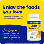 Enzymedica Digest Complete Chewable, Digestive Enzymes, Orange Flavor, 60 Tablets