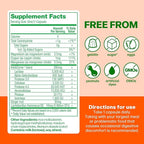 Culturelle Bloating & Gas Defense, Digestive Enzymes & Probiotics for Digestive Health, 30 Capsules, Supports Occasional Indigestion & Discomfort