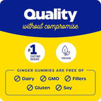 Enzymedica Ginger Root & Vitamin B6 Gummies for Women & Men, Support for Occasional Nausea, Helps Digestion, Vegan, Gluten Free - 60 Count