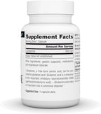 Source Naturals L-Glutamine, Free Form Amino Acid That Supports Metabolic Energy*, 500mg - 50 Capsules