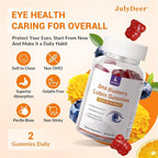 2 Packs Lutein and Zeaxanthin Gummies Supplements Support Eye Health, 9 in 1 with 8mg Lutein & 1.6mg Zeaxanthin, Eye Support | Non-GMO, Vegan | Sweet Orange Flavor | 120 Gummies