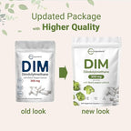DIM Active Supplement, DIM 300mg, 240 Veggie Capsules (8-Month Supply), 2 in 1 Formula, Estrogen Metabolism, Premium DIM-Plus Broccoli Extract Supplement With Black Pepper for Better Absorption