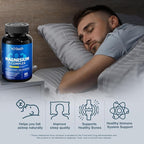 Magnesium 7 Complex Supplement Advanced with 7 Forms of Magnesium (Glycinate, Malate, Chelate, Aspartate, Orotate, Taurine, Citrate), Zinc, Vitamin D3 & Vitamin B6 for Sleep & Muscle, 60 Capsules