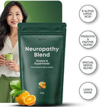 The Nerve Brand Neuropathy Superfood Blend, Greens Powder with R Alpha Lipoic Acid & Lions Mane for Nerve Support, Sunshine Orange, 30 Servings