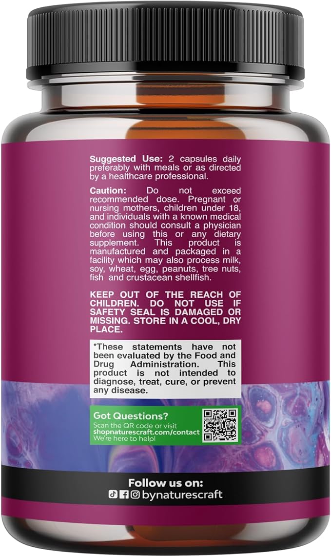 Natures Craft G-Cleanse Uric Acid Supplement - Uric Acid Cleanse for Joint & Kidney Support - Kidney Cleanser with Chanca Piedra, Tart Cherry Extract, Celery Seed Extract Capsules - 60 Count