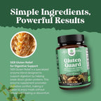 Fast Acting Gluten Digestive Enzymes for Intolerance - Gluten Digestive Enzymes for Women & Men for Debloat with DPP IV Blend Plus Lipase Amylase Bromelain for Gut Health & Digestion Support - 120 Ct