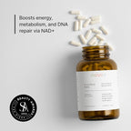 Novos Boost NMN 250mg | Third-Party Tested | Ultra High-Purity for NAD+ Support, Energy & Longevity | Stabilized NMN Supplement for Men & Women | 60 Vegan Capsules (30 Servings)