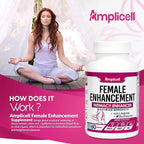 Women’s Vitality & Libido Support – Hormone, Mood & Energy Balance with Maca, Dong Quai, Ginseng, Ashwagandha & Herbal Aphrodisiac Blend – 60 Capsules