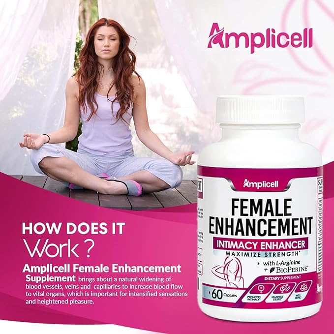 Women’s Vitality & Libido Support – Hormone, Mood & Energy Balance with Maca, Dong Quai, Ginseng, Ashwagandha & Herbal Aphrodisiac Blend – 60 Capsules