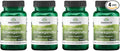 Swanson Ultimate Ashwagandha KSM-66 - Herbal Supplement Supporting Healthy Stress Levels & Relaxation - Natural Formula to Promote a Calm & Relaxed Mindset - (60 Veggie Capsules, 250mg Each) (4 Pack)