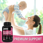 Myo-Inositol & D-Chiro Inositol Supplement Capsules - 40:1 Ratio Inositol Supplement for Women 2050mg with Vitamin B8 Pills - Natural Supplements for Female Women Support & Womens Health 120 Capsules
