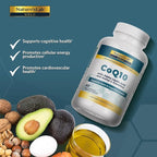 Nature's Lab Gold 2 Pack CoQ10 200mg + Alpha Lipoic Acid 300mg + Acetyl L-Carnitine HCl 500mg - Alcar and ALA Supplement - 120 Capsules (2)